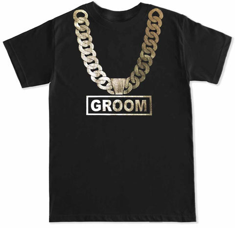 Men's Bachelor Party Groom Gold Chain T Shirt