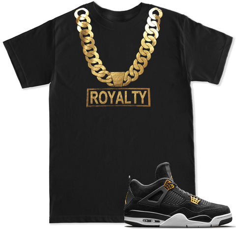 Men's Gold Chain Royalty T Shirt