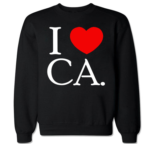 Men's I Love CA Crewneck Sweater