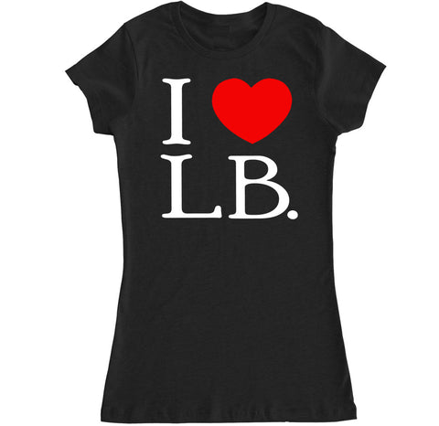 Women's I Love LB T Shirt