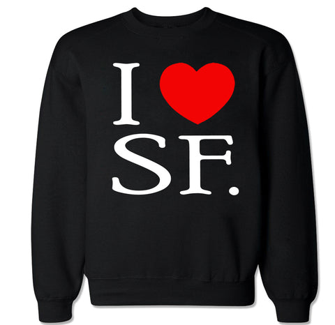 Men's I Love SF Crewneck Sweater