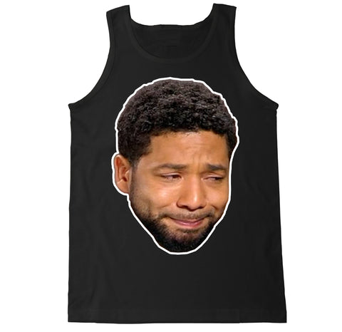 Men's JUSSIE CRYING FACE Tank Top