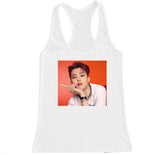Ladies Jimin Fitted Racerback Tank Top