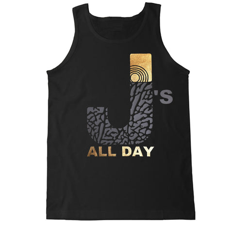 Men's Js All Day Tank Top Gold
