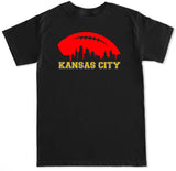 Men's Kansas City Football Skyline T Shirt