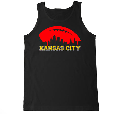 Men's Kansas City Football Skyline Tank Top