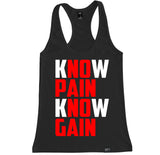 Women's KNOW PAIN Racerback Tank Top