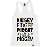 Ladies's PIDGEY Fitted Racerback Tank Top