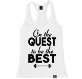 Women's ON THE QUEST TO BE THE BEST Racerback Tank Top