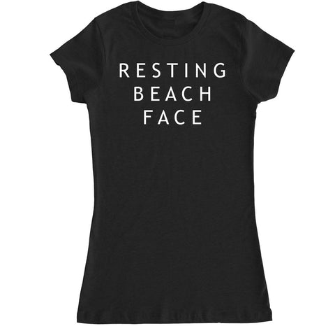 Women's Resting Beach Face T Shirt