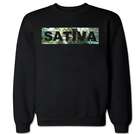 Men's SATIVA FLOWER Crewneck Sweater