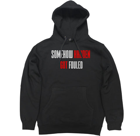 Men's Somehow Harden Got Fouled Pullover Hooded Sweater