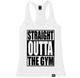 Women's STRAIGHT OUTTA THE GYM Racerback Tank Top