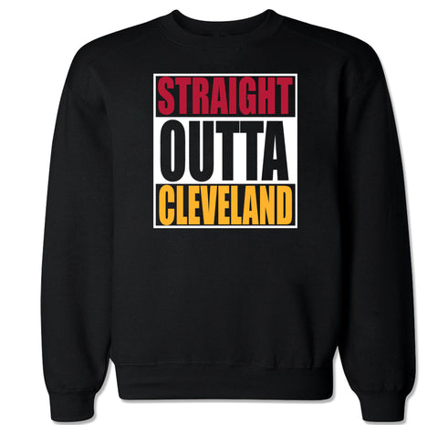 Men's Straight Outta Cleveland Crewneck Sweater
