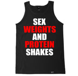 Men's SEX WEIGHTS AND PROTEIN SHAKES Tank Top