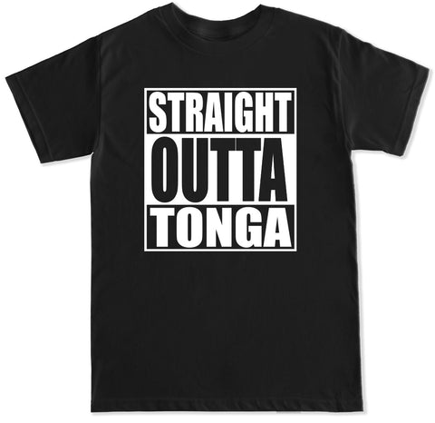 Men's Straight Outta Tonga T Shirt