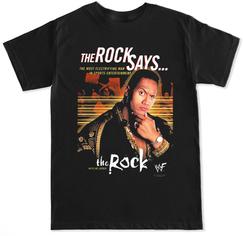 Men's THE ROCK SAYS T Shirt