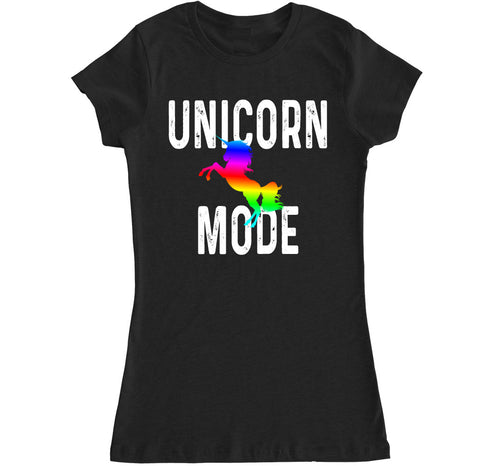 Women's Unicorn Mode T Shirt
