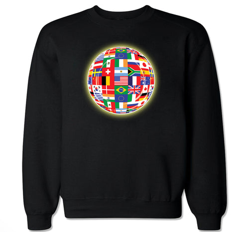 Men's Unity Flag Globe Crewneck Sweater
