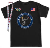 Men's Badminton T Shirt