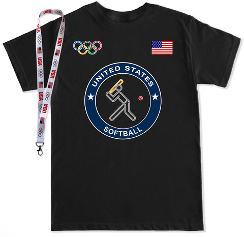 Men's Softball T Shirt