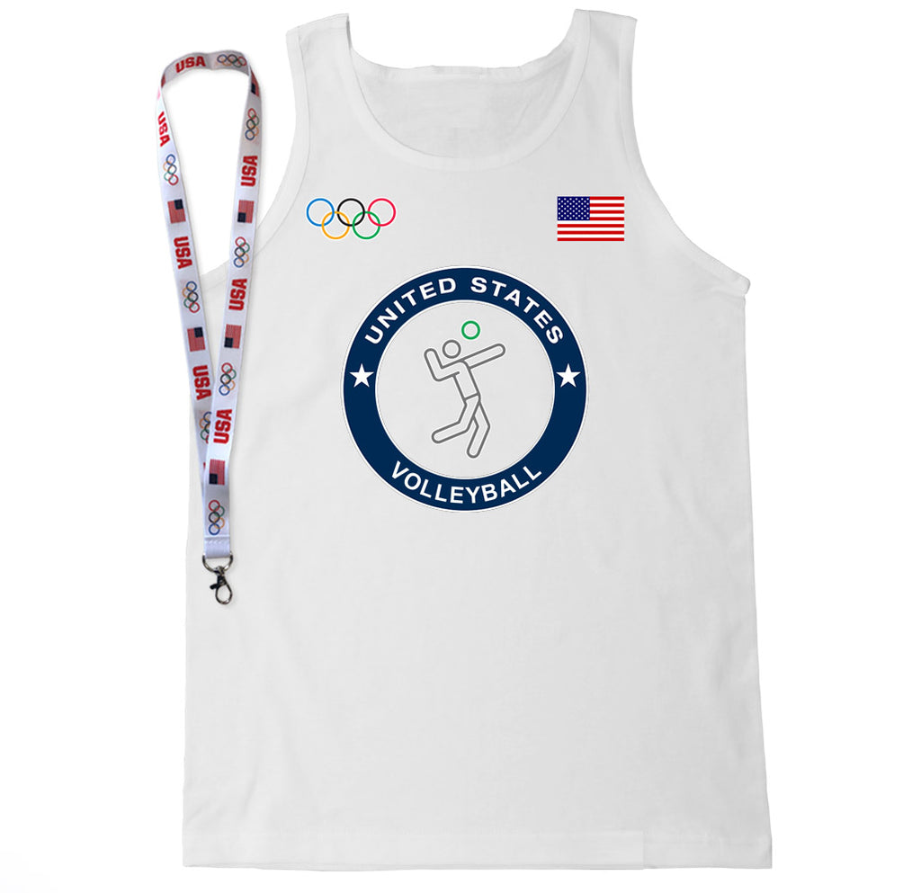 Men's Volleyball Tank Top FTD Apparel