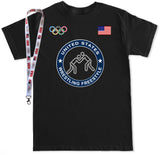 Men's Wrestling Freestyle T Shirt