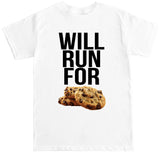 Men's WILL RUN FOR COOKIES T Shirt