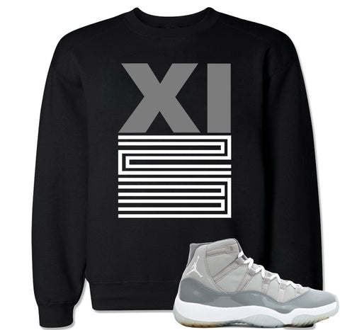 Men's XI 23 Cool Grey Crewneck Sweater